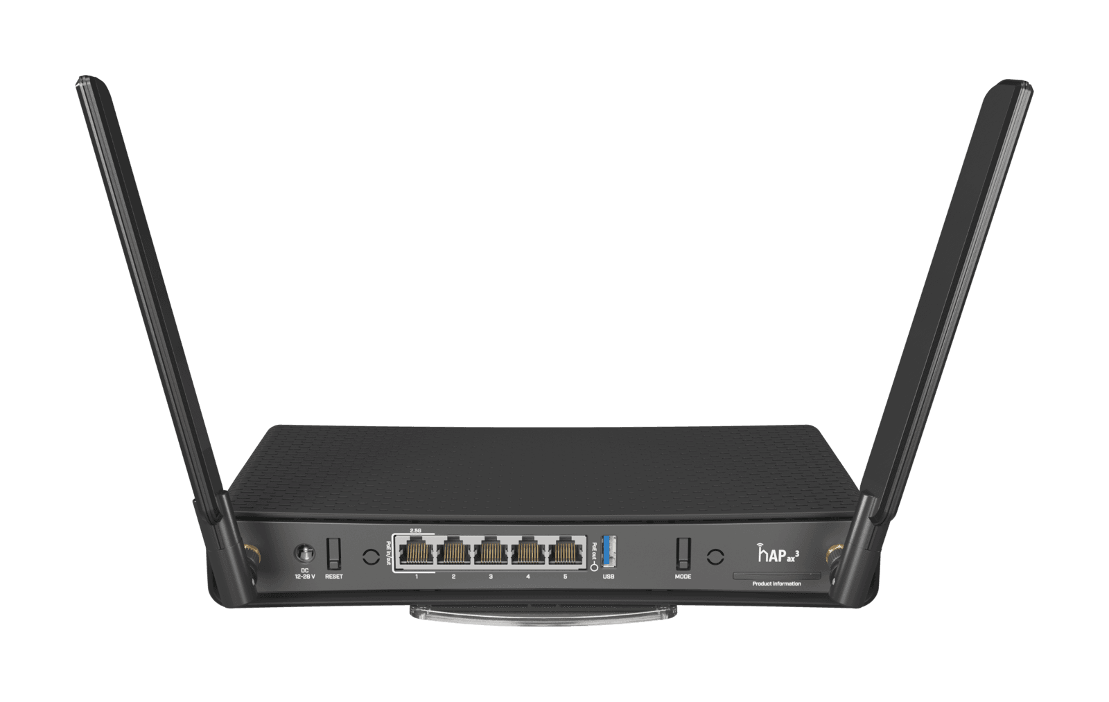 MikroTik hAP ax³ rear view