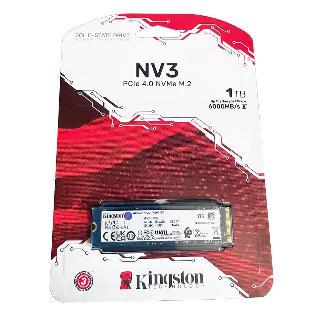 Kingston NV3 1TB NVMe SSD